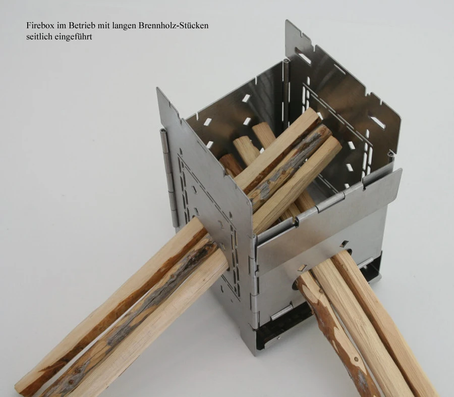 Firebox 5" Ti G2 Folding Firebox Stove – Bild 2