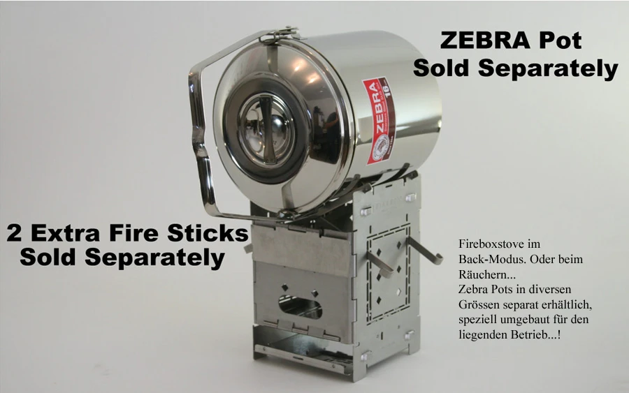 Firebox 5" Ti G2 Folding Firebox Stove – Bild 8