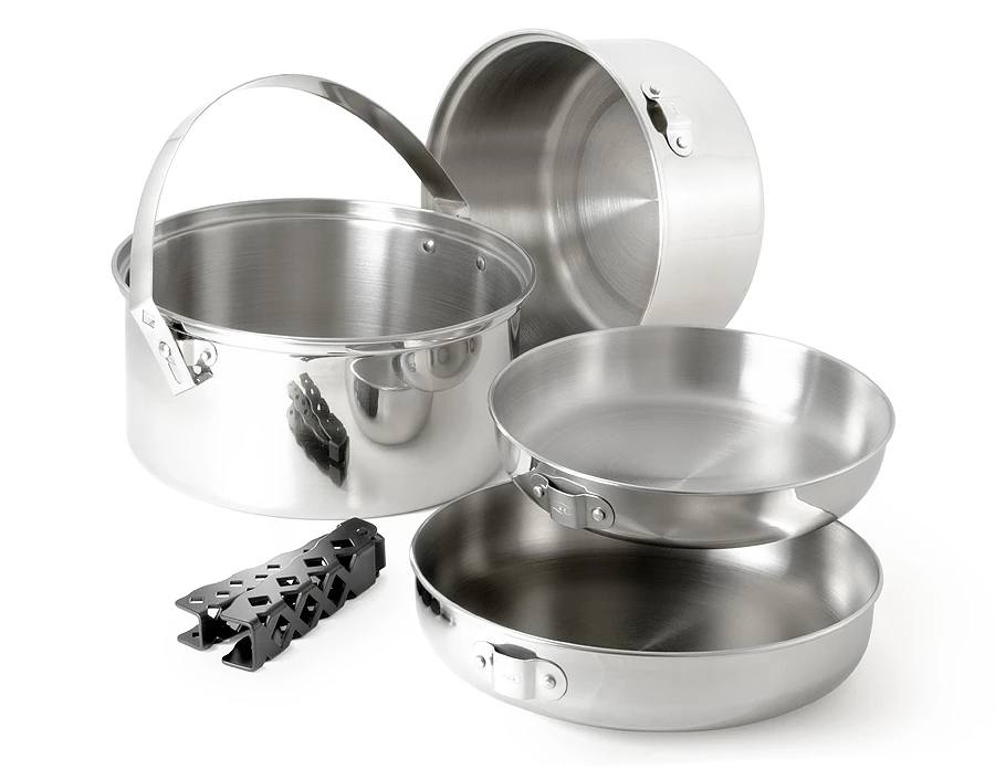 GSI Outdoors Glacier Stainless Cookset L
