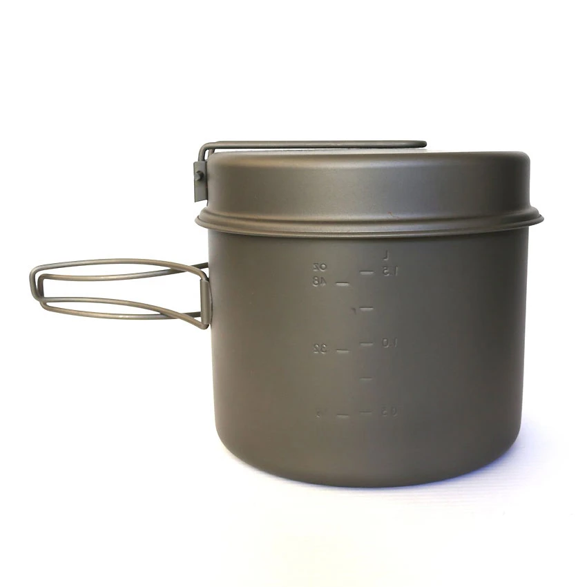 Toaks Titanium 1600ml Pot With Pan – Bild 2
