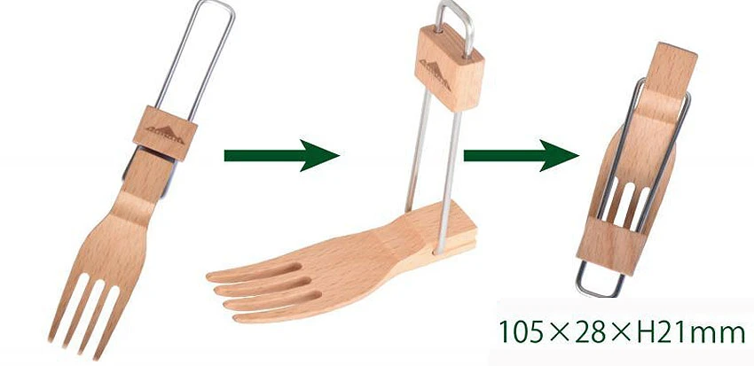 Evernew Forestable Folding Fork – Bild 3