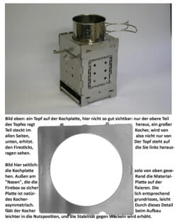 Firebox Kochplatte Ti Für Firebox -Boil PlateTi