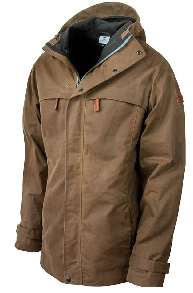 Steinkauz Wachscottonjacke Regensegen – Bild 3