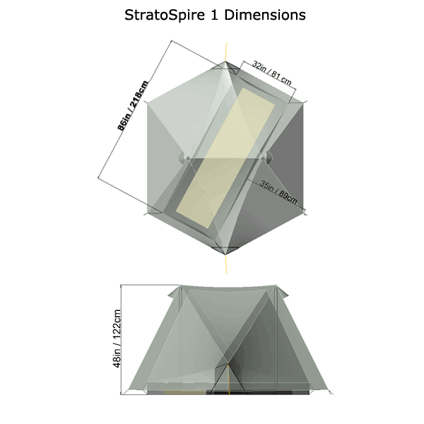 Tarptent StratoSpire 1 Mesh Inner – Bild 6